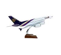 SYOEUR 45 Cm Misura Per Airbus A380-800 Aeroplano Da Collezione Aereo In Resina Con Modello In Metallo Base Kit di gioco per Hobby