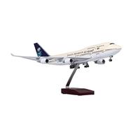 SYOEUR 47 cm 1: 150 per Saudi Arabian Airlines Boeing B747 Airbus Scala modello di aeroplano pressofuso con luci Playkit