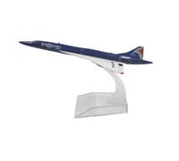 SYOEUR Metallo Pressofuso In Scala 1 400 Per Modello Di Aereo Concorde Da 16 Cm In Miniatura Con Piedistallo Kit di gioco per Hobby