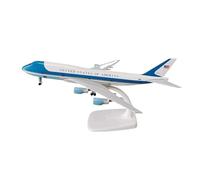 SYOEUR Metallo Scala 1 400 Per Modello Aereo 747 Air Force One 20CM B747 Replica In Miniatura Con Piedistallo Kit di gioco per Hobby