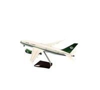 SYOEUR Modello Aereo Airbus 787 B787 Saudi Arabian Scala 1 130 Pressofuso Con Luci A LED, Collezione Di Souvenir Kit di gioco per Hobby(2: With lamp)
