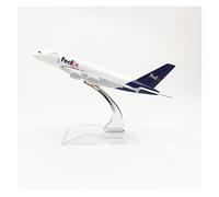 SYOEUR Modello Aeroplano 16 Cm Adatto Per FedEx Cargo Logistics Airbus A380 Aereo In Metallo Pressofuso In Miniatura Kit di gioco per Hobby