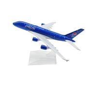SYOEUR Modello di aereo Aeroplani Compagnie aeree pressofuso in lega Blu Airbus A380 Aerei Airways Regali da collezione Playkit