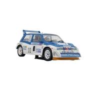 SYOEUR Modello Di Auto Da Rally In Lega MG Metro 6R4 WRC In Scala 1:24, Regalo Statico Set Giochi Modello Auto per Hobby