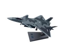 SYOEUR Modello in lega di jet da combattimento 1/100 J-20 piccole dimensioni per modello aereo caccia Weilong con supporto in militare Playkit