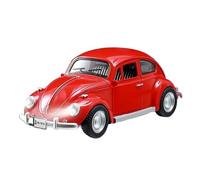 SYOEUR Modello Scala 1:18 Per Pressofuso Lega Maggiolino Del 1955 La Porta Con Suono Luce Può Essere Aperta Per Raccolta Set Giochi Modello Auto per Hobby(Rosso)