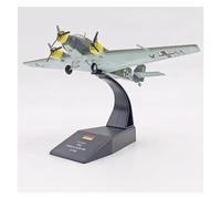 SYOEUR Pressofuso In Scala 1/144 Per La Seconda Guerra Mondiale Tedesco Ju52 Aereo Da Trasporto Simulazione Modello Di Materiale In Lega Serie Display Giocattolo Kit di gioco per Hobby