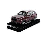 SYOEUR Resina Pressofusa 1:18 Per Rolls-Royce Cullinan BB Deluxe Edition Modelli Di Veicoli Per Auto Appassionati Regali Set Giochi Modello Auto per Hobby(Gray)