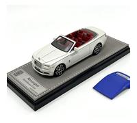 SYOEUR Resina Pressofusa 1:43 Per Rolls-Royce Shadow Model Toy Car Home O Office Décor Fans Gift Set Giochi Modello Auto per Hobby(White)