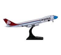 SYOEUR Scala 1 400 per GJCLX1954 Cargolux Cargo Aviation 747-8F LX-VCF Collezione di modelli aeromobili in miniatura pressofuso in lega Playkit