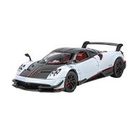 SYOEUR Simulazione 1:24 Per Pagani Huayra BC Modello Pressofuso Auto Sportive In Lega Desktop Computer Ornamenti Collezione Alla Moda Set Giochi Modello Auto per Hobby(White)