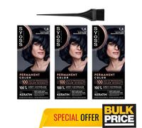 Syoss 1-4 Blu Nero Professionale Capelli Colore Salone Qualità Best Lotto Affare