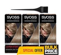 Syoss 7-5 Naturale Ashy Biondo Professionale Salone Qualità Capelli Colore Bulk