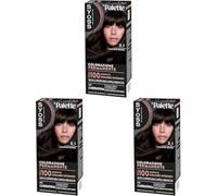 Syoss by Palette Colorazione Permanente 3-1 Castano Scuro, Colorazione capelli permanente con Cheratina, Tinta castano scuro per 100% copertura capelli bianchi e fino a 100 giorni di colore intenso