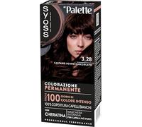 Syoss by Palette Colorazione Permanente 3-28 Castano Scuro Cioccolato, Colorazione per capelli permanente con Cheratina, per 100% copertura dei capelli bianchi e fino a 100 giorni di colore intenso