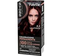 2 Conf. Syoss Palette Tintura Profes. Colorazione Permanente 4_2 Castano Mogano