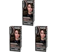 Syoss by Palette Colorazione Permanente 5-1 Castano Chiaro, Colorazione capelli permanente con Cheratina, per 100% copertura dei capelli bianchi e fino a 100 giorni di colore intenso (Confezione da 3)