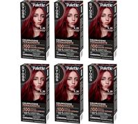 Syoss by Palette Colorazione Permanente 5-29 Rosso Intenso, Colorazione capelli permanente con Cheratina, Tinta rossa per copertura dei capelli bianchi, fino a 100 giorni, confezione da 6
