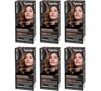 Syoss by Palette Colorazione Permanente 6-8 Biondo Scuro Cioccolato, Colorazione capelli permanente con Cheratina, copertura dei capelli bianchi, fino a 100 giorni di colore, confezione da 6