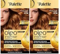 Syoss by Palette Oleo Intense, 6-78 Biondo Scuro Ramato (Confezione da 2)