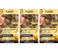 Syoss by Palette Oleo Intense, colorazione permanente, copertura professionale capelli bianchi, 7-10 Biondo Naturale, confezione da 3