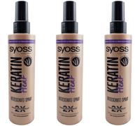 Syoss Cheratina Calore Protezione Calore Spray 3 X 200ml Fino 230°