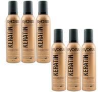 Syoss Cheratina Spuma Capelli 6 X 250ml 48H Extra Tenuta Forte Lucido Boost