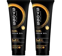 Syoss Gel per riccioli e onde perfettamente definiti, senza residui visibili, crema ricci con complesso vitaminico per una struttura rafforzata dei capelli (Confezione da 2)