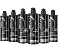 Syoss Intense Glaze - Trattamento per la laminazione dei capelli (6 x 200 ml), curativo per capelli con 15% di silicio, maschera per capelli per una lucentezza intensa