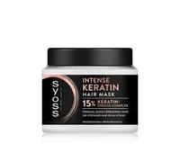 Syoss Intense Keratin Hair Mask for Fragile, Easy Breaking Hair with Keratin Strong Complex, Confezione da 1, 400 ml