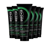 Syoss Max Hold Gel per capelli - 6 x 250 ml - Confezione risparmio
