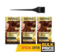Syoss Oleo 5-77 Glossy Auburn Ammoniaca Free Hair Color Intense Deep Bold...
