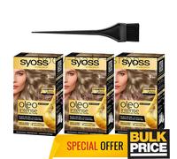 Syoss Oleo 8-50 Natural Ashy Blond colore per capelli senza ammoniaca lunga d...