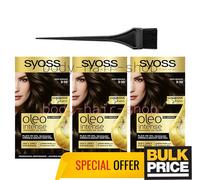 Syoss Oleo Intense 3-10 Deep Brown Hair Color Cream Salon-Style Quality...