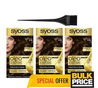 Syoss Oleo Intense 4-18 Mokka Brown Ammoniaca Free Hair Color Salon Quality C...