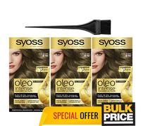 Syoss Oleo Intense 6-10 Scuro Biondo senza Ammoniaca Capelli Colore Salon 3-pack