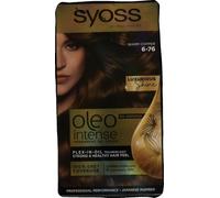 Syoss Oleo Intense - Colore per capelli, 6-76, rame caldo, confezione da 3 (3 x 115 ml)
