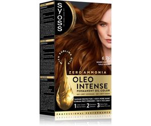 Syoss Oleo Intense tinta permanente per capelli con olio colore 6-76 Warm Copper 1 pz
