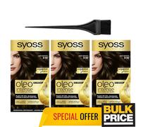 Syoss Oleo Intenso 3-10 Marrone Scuro Senza Ammoniaca Qualità Da Salone 3-Pack
