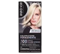 Syoss by Palette Metallic Collection Colorazione Permanente 9-53 Biondo Argentato, con Cheratina, per capelli per 100% copertura dei capelli bianchi e fino a 100 giorni di colore