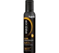 Syoss Palette Max Hold Mousse Tenuta Forte 250ml, Schiuma capelli ricci 3-in-1 che acconcia, protegge e ripara, Spuma capelli ricci con complesso vitaminico adatta per il "Curly Hair Method"*
