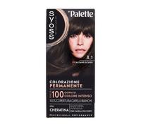 Syoss by Palette Colorazione Permanente 3-1 Castano Scuro, Colorazione capelli permanente con Cheratina, Tinta castano scuro per 100% copertura capelli bianchi e fino a 100 giorni di colore intenso