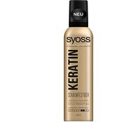 Syoss Professional Performance - Schiuma fissante per capelli alla cheratina, 3 flaconi da 250 ml