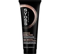 Syoss Risciacquo profondo cheratina (250 ml), ricco risciacquo con cheratina combatte il crespo e garantisce lucentezza, balsamo per capelli dall'aspetto sano e resistente
