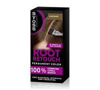 Syoss Root Retouch Ritocco permanente Castano Chiaro, Colorazione permanente per 100% copertura della ricrescita capelli, Kit con crema colorante capelli e maschera intensiva con cheratina