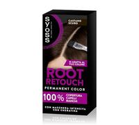 Syoss Root Retouch Ritocco permanente Castano Scuro, Colorazione permanente per 100% copertura della ricrescita capelli, Kit con crema colorante capelli e maschera intensiva con cheratina