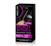 Syoss Root Retouch Ritocco permanente Nero, Colorazione permanente per 100% copertura della ricrescita capelli, Kit con crema colorante capelli e maschera intensiva con cheratina