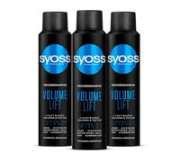 Syoss Shampoo a secco Volume Lift (200 ml x 3 Units), per acconciature voluminose, shampoo a secco senza residui per una freschezza extra senza lavare i capelli