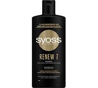 Syoss Shampoo Renew 7 (440 ml), shampoo per capelli per capelli più danneggiati, shampoo per la riparazione dei capelli aiuta con 7 tipi di danni ai capelli, formula con complesso ammino e giglio