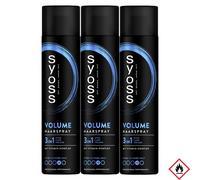 Syoss Volume Lift Tenuta E Arioso Volume Spray Capelli 400 ML 3er Pacchetto